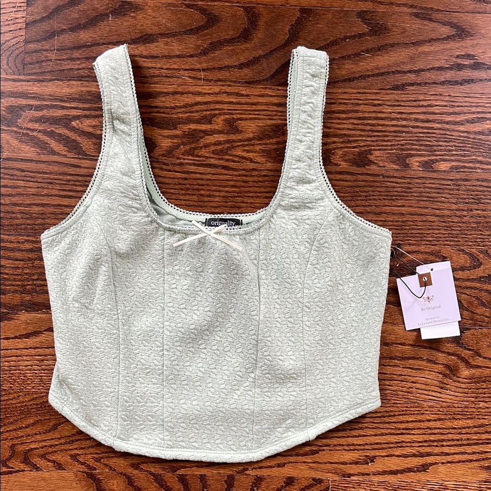 Women’s Green Cropped Top